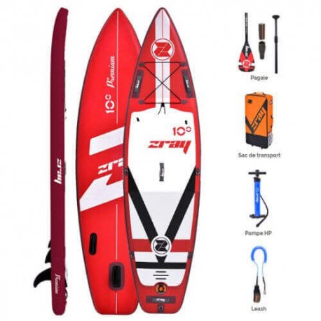 Paddle gonflable Zray Fury 10' - 305 x 81 cm