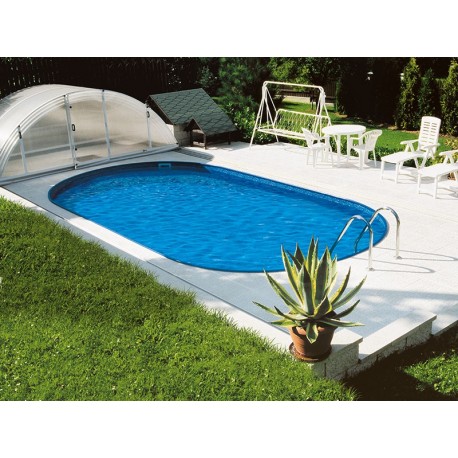 Piscina Oval Família Ibiza 600 Luxo Enterrado