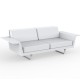 Canapé Vondom Delta sofa blanc 2 places