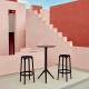 Lot de 4 tabourets de Bar Brooklyn Vondom hauteur d'assise 76 pickle