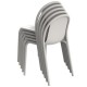 Lot de 4 chaises Vondom Brooklyn blanc