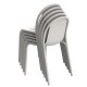 Lot de 4 chaises Vondom Brooklyn écru