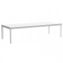 Grande table Frame 300 Vondom 300x120xH74 blanc