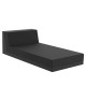 Salon de jardin Vondon lounge Pixel module divan Vondom tissu Silvertex noir