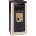 Pelletkachel Escalor 10Kw White Pearl Isabella