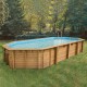 PoolHolz Ubbink Azura 400x750 H130 Liner Blau