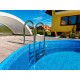 Piscina Ovale Azuro Ibiza 350x700 H120