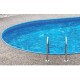 Piscina Ovale Ibiza Azuro 12mx6m H150cm Sepolto con Filtro a Sabbia