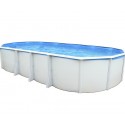 Piscina fuori terra TOI Ibiza Oval 730x366x132 con kit completo bianco