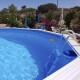 Piscina fuori terra TOI Mallorca ovale 730x366xH120 con kit completo Bianco