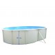 Piscina fuori terra TOI Magnum ovale 640x366xH132 Compact Bianco