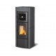 Poêle à bois avec Four Nordica Extraflame Ester Evo 9.5kW pierre Naturelle