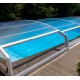 Low Pool Shelter Telescopic Shelter Cyprus 10.45x4.50m without rails