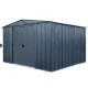 Habrita Metal Garden Shed 313x297xh198 with Sliding Door