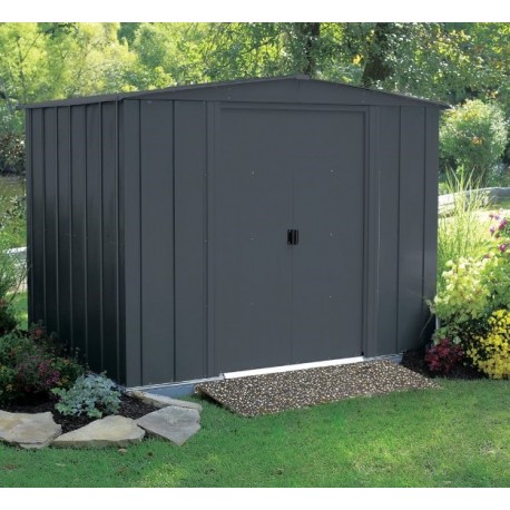 Habrita Metal Garden Shed 313x242xh198 with Double Sliding Door