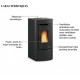 Ventilated pellet stove La Nordica Extraflame Sabry Prestige Line 7kW Ivory