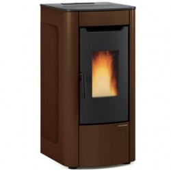 Stufa ventilata a pellet La Nordica Extraflame Sabry Prestige Line 7kW Bronzo