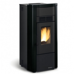 Stufa a pellet ventilata Extraflame Giusy Evo 2.0 7kW nera