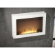 Infire Murall 800 Chimenea de Bioetanol con Vidrio 3 kW Blanco