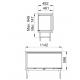 Bronpi Cairo 110-D Inserto in legno a 2 vetri lato sinistro Vision 15kW