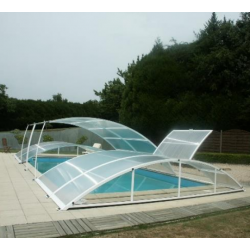 Abri de Piscine Bas Lanzarote Abrisol amovible 6.3x4.7m