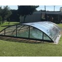 Low Pool Enclosure Lanzarote Removable Enclosure 10.8x5.7m