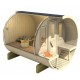 Barel 280 Thermowood Sauna al aire libre para 2 a 6 personas VerySpas