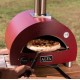 Moderno 1 Alfa Forni Pizza Oven met Antiek Rood Hout