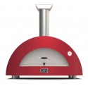 Moderno 3 Alfa Forni Pizza Oven with Antique Red Wood