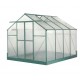 Serre de Jardin Aluminium Habrita 7.35m2