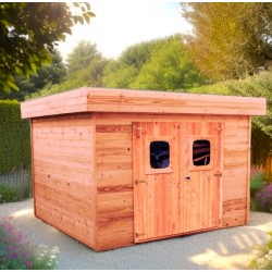 Gartenhaus aus Holz Dinan 3,4x3,4 Habrita 11,5m2