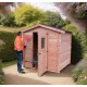 Wooden Garden Shed Dublin 2.1x2 Habrita 4.3m2