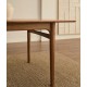 Extendable Rectangle Table 200 to 260x100 Walnut Wood Ela VeryForma