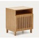 Ash Wood Nightstand and Storage 53x62 Bay VeryForma