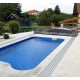 Abri de Piscine mi-haut télescopique Imperial 8.54X5.5 Abrilios