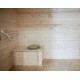 Alpina riparo per WC a secco in legno 2,21x3,04 Habrita 4,64m2