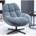 Molo Fabric Swivel Chair Blue VeryForma