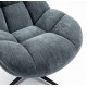 Molo Fabric Swivel Chair Blue VeryForma