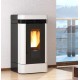 Lucia Plus ducted pellet stove 12 kW La Nordica Extraflame White