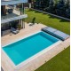 Linea Flat Pool Enclosure Abrilios Telescopic for Pool 600x300