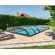 Abri de Piscine Zen bas Abrilios Télescopique pour piscine 600x300